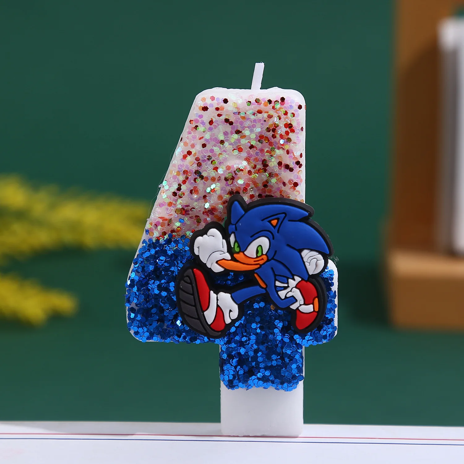 Your Candle Supplies - Blaue Sonices Kerze 0-9 Nummer Kinder