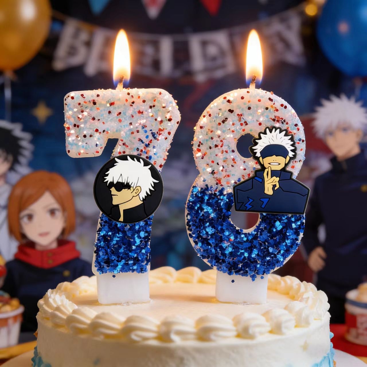 Supplies Of Candle - Anime Jujutsu Kaisen Geburtstagskerze Satoru Gojo