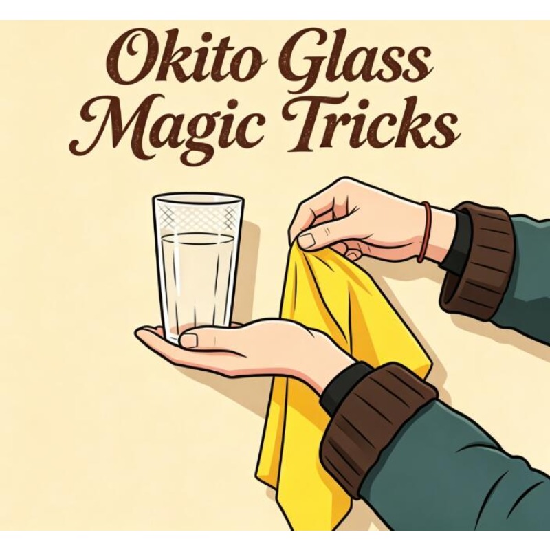 Your Candle Supplies - Okito Glas-Zaubertricks: Seide aus gefülltem Becher