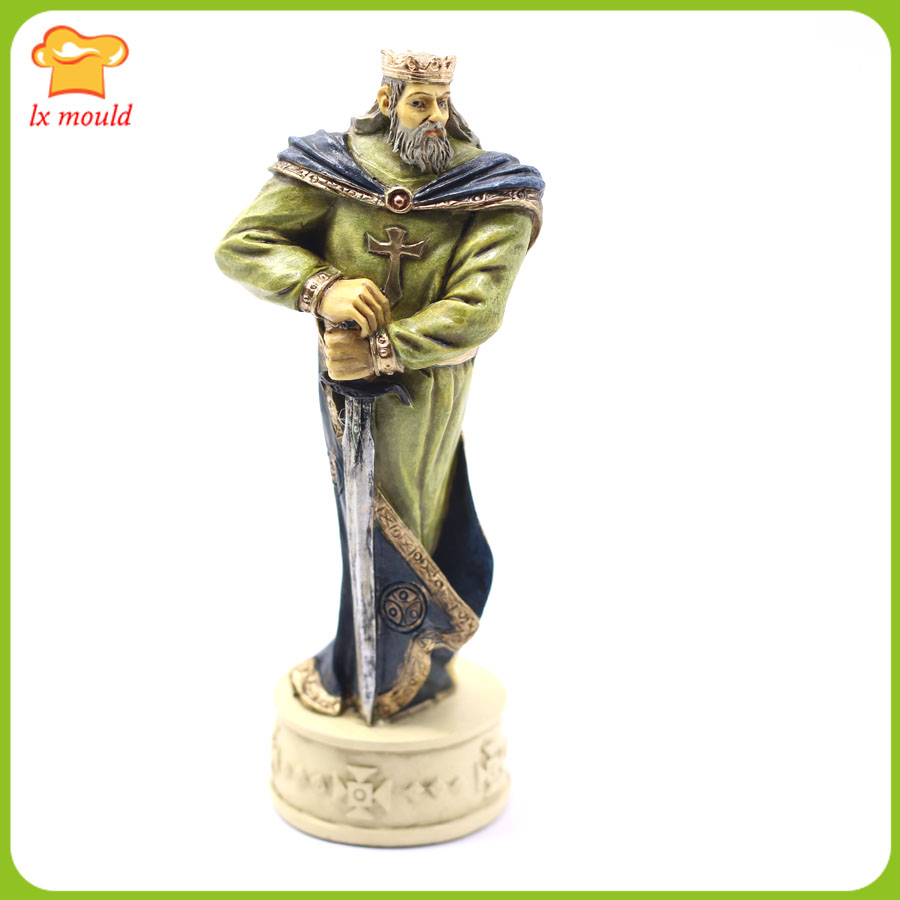 Candle. Queen - 3D Schach Silikonform für Fondant, Heimdekoration,