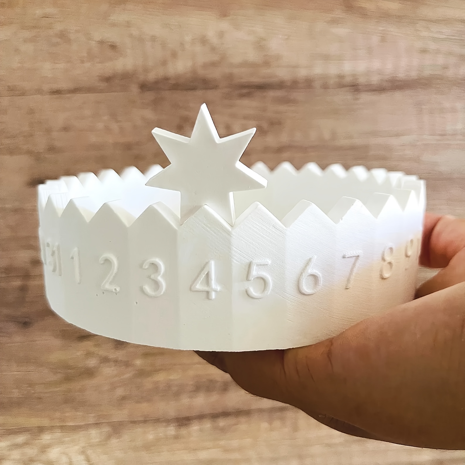 Supplies Of Candle - 1 Satz Adventskalender-Silikonform – Countdown-Kerzenhalter und