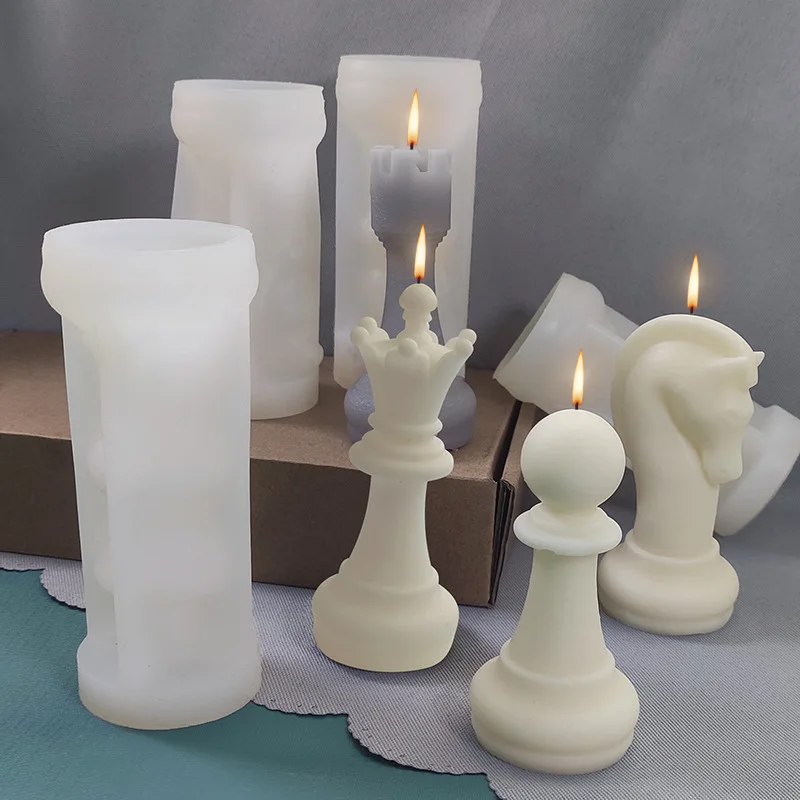Schachfiguren-Kerzen Silikonfo – Candle. Queen Bewertung und Preis