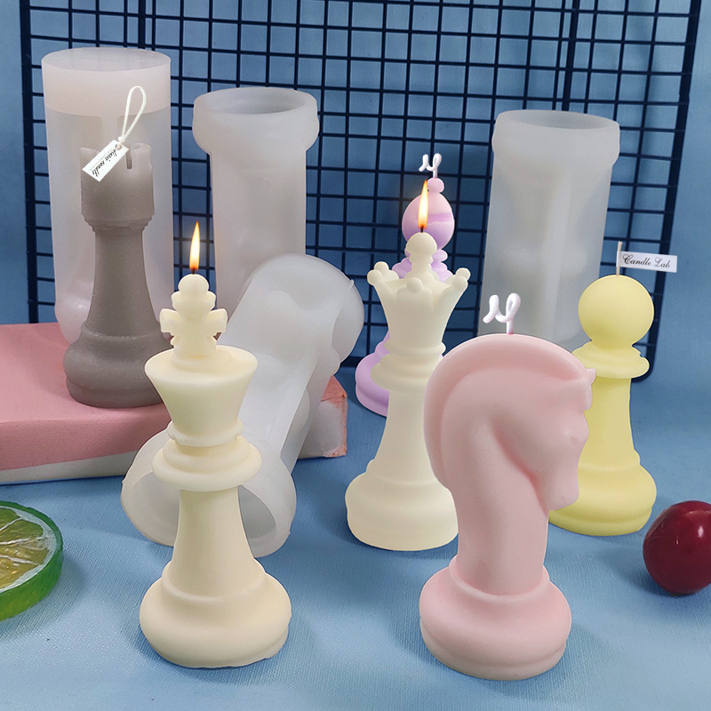 Schachfiguren-Kerzen Silikonfo – Candle. Queen Bewertung und Preis