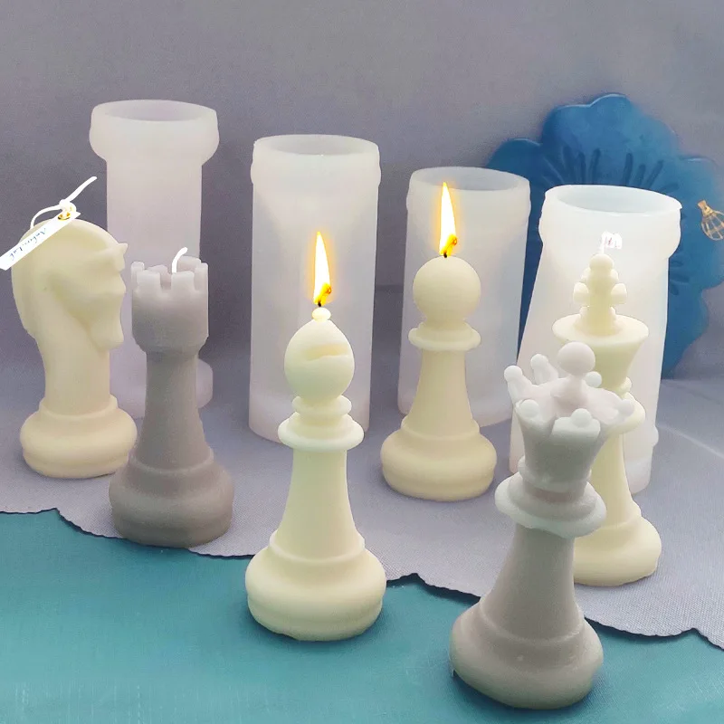 Schachfiguren-Kerzen Silikonfo – Candle. Queen Bewertung und Preis