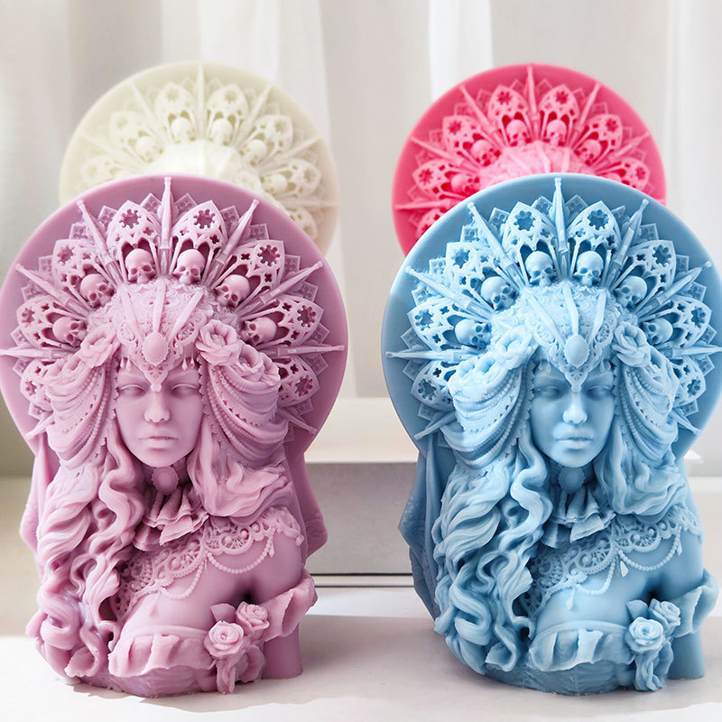 DIY Halbkörper Schädel Kopf Kö – Candle. Queen Bewertung und Preis