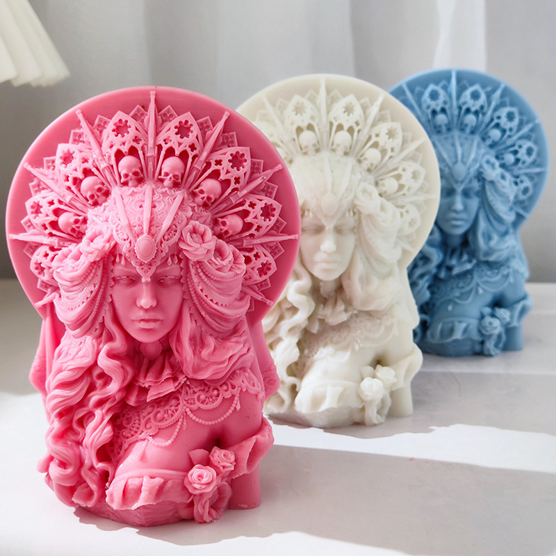DIY Halbkörper Schädel Kopf Kö – Candle. Queen Bewertung und Preis