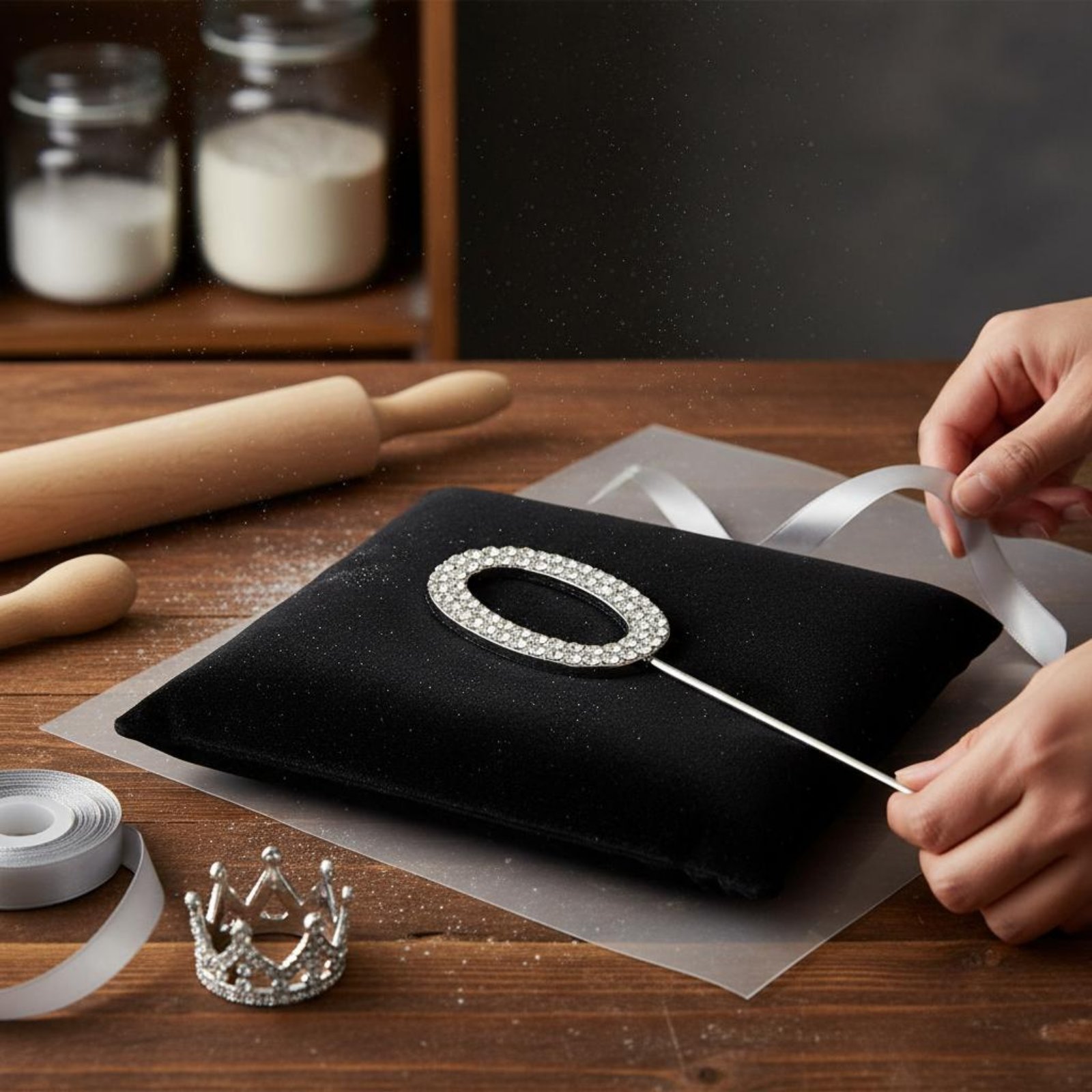 Kristallkronen-Kuchenaufsatz F – Candle. Queen Bewertung und Preis