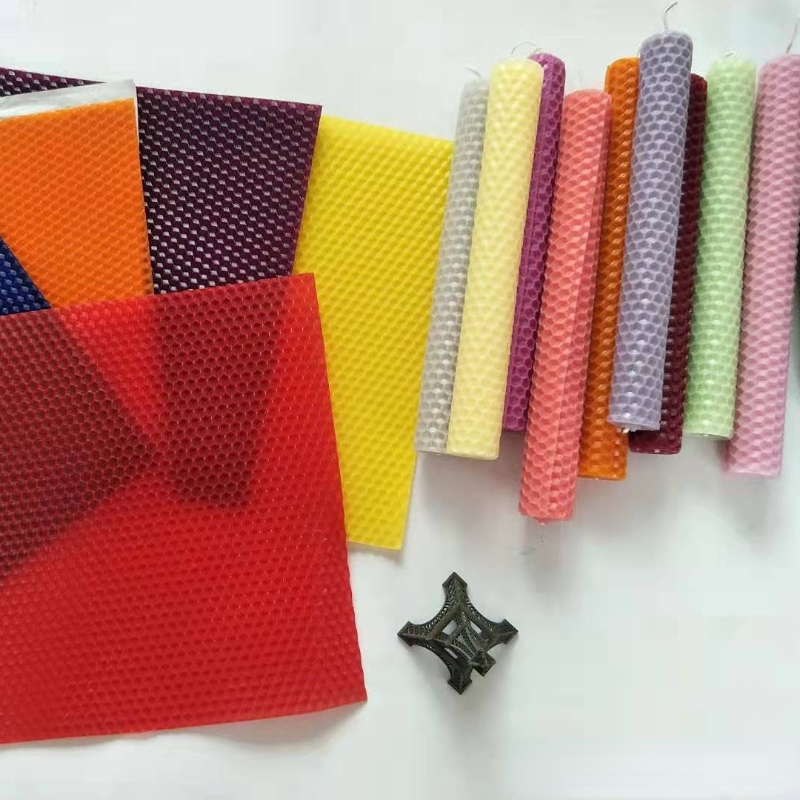 2 stücke 20*20 cm Farbe Bienen – Candle Supplies Beeswax Bewertung und Preis