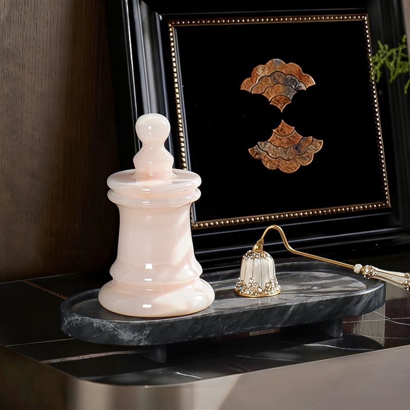 Weißer Jade-Onyx, leerer Kerze – Candle. Queen Bewertung und Preis