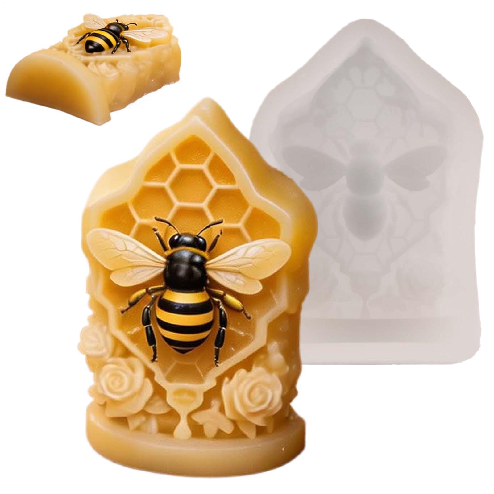 Honigwaben-Silikonform 3D Honi – Candle Supplies Beeswax Bewertung und Preis