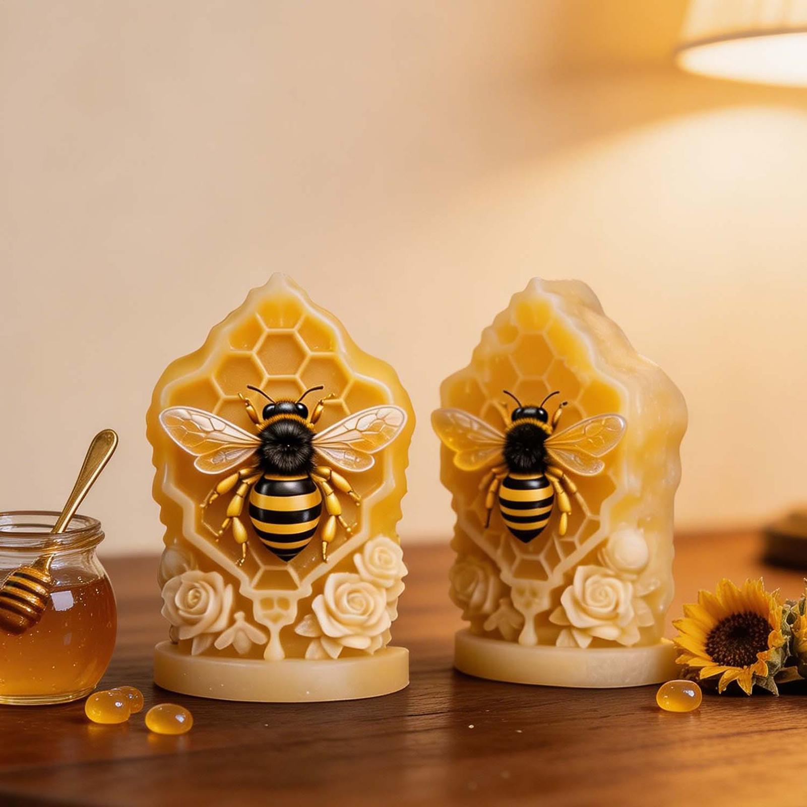 Honigwaben-Silikonform 3D Honi – Candle Supplies Beeswax Bewertung und Preis