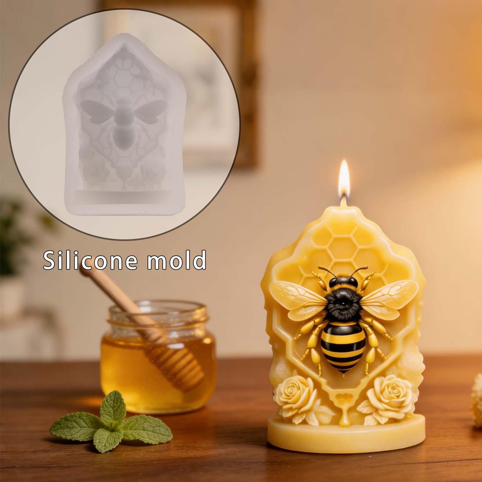 Honigwaben-Silikonform 3D Honi – Candle Supplies Beeswax Bewertung und Preis