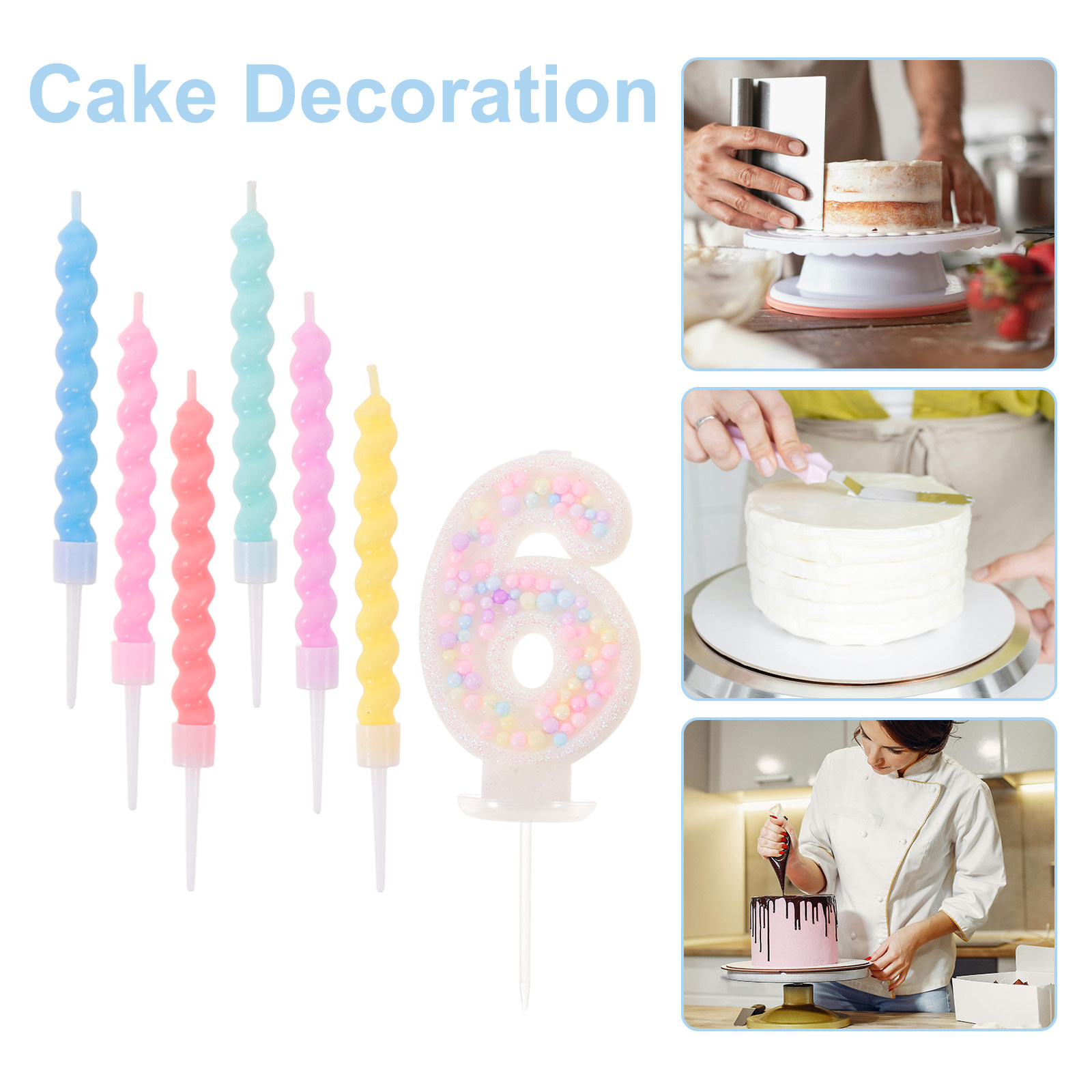 13-teiliges Set Bunte Spiral-G – Supplies Of Candle Bewertung und Preis