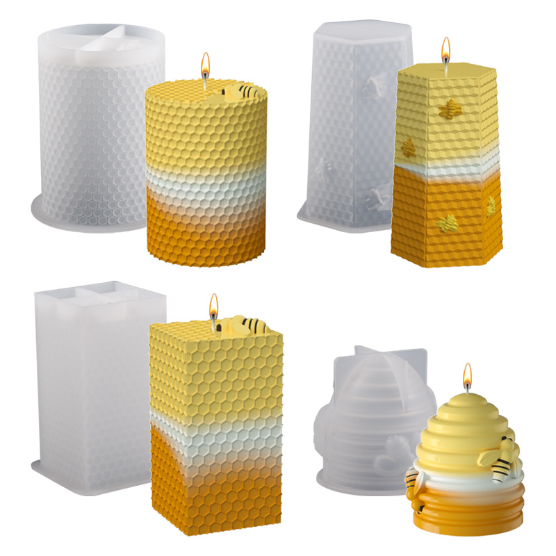 Kerze Silikon Form 3D Bee Hone – Candle Supplies Beeswax Bewertung und Preis